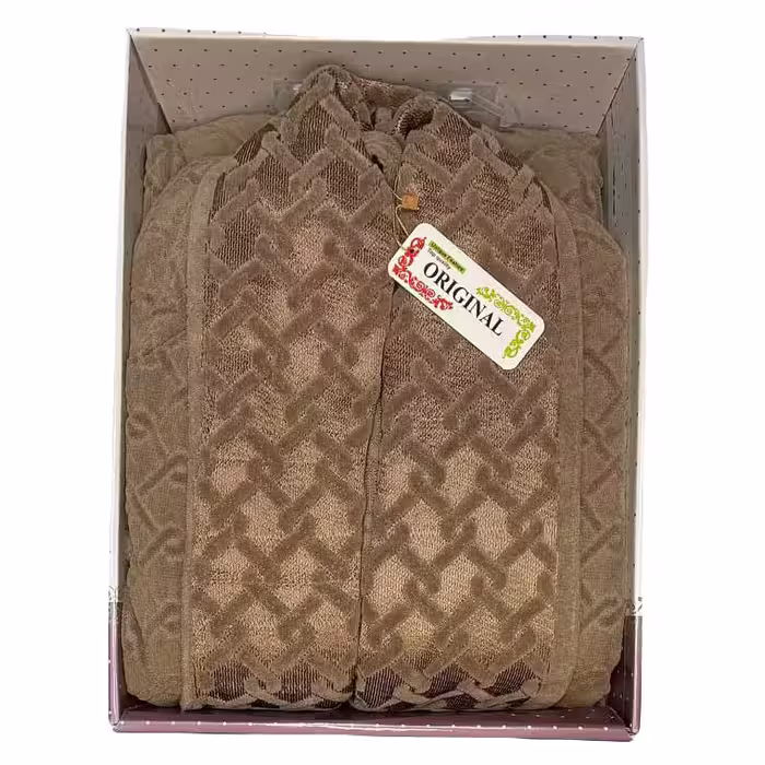 حوله پاتویی ارکیده مدل ژاکارد طرح گل کد 1214 سایز 125