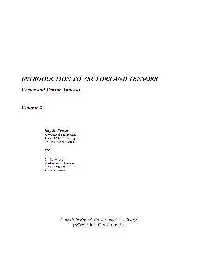 خرید و دانلود نسخه کامل کتاب Introduction to Vectors and Tensors