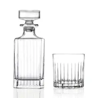 دکانت و نیم لیوان تایملس کریستال ایتالیا RCR Timeless