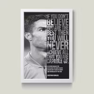 تابلو مدل رونالدو Ronaldo کدm2516-w