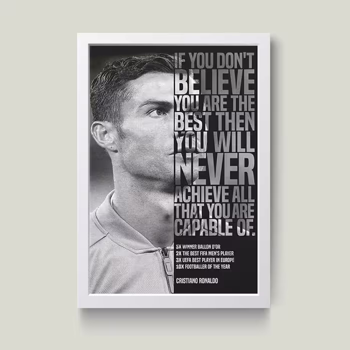 تابلو مدل رونالدو Ronaldo کدm2516-w