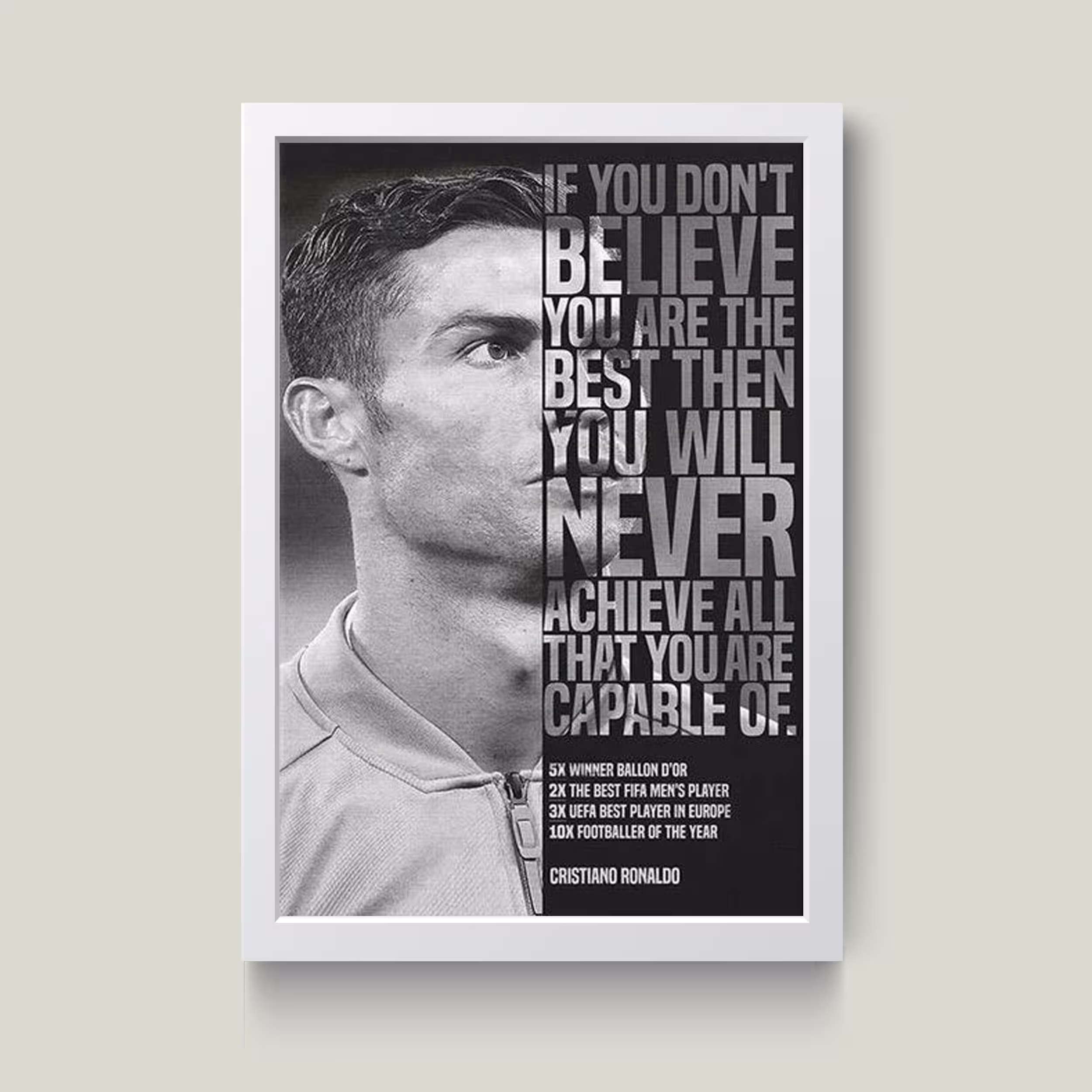 تابلو مدل رونالدو Ronaldo کدm2516-w