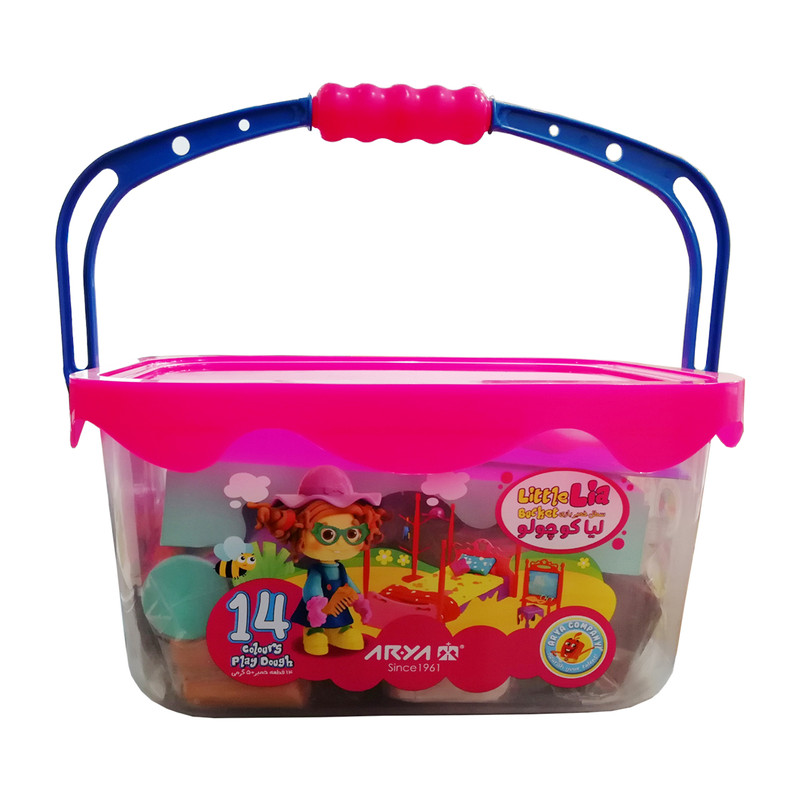 خمیر بازی آریا مدل لیا کوچولو کد 1025 بسته 14 عددی | چاوه