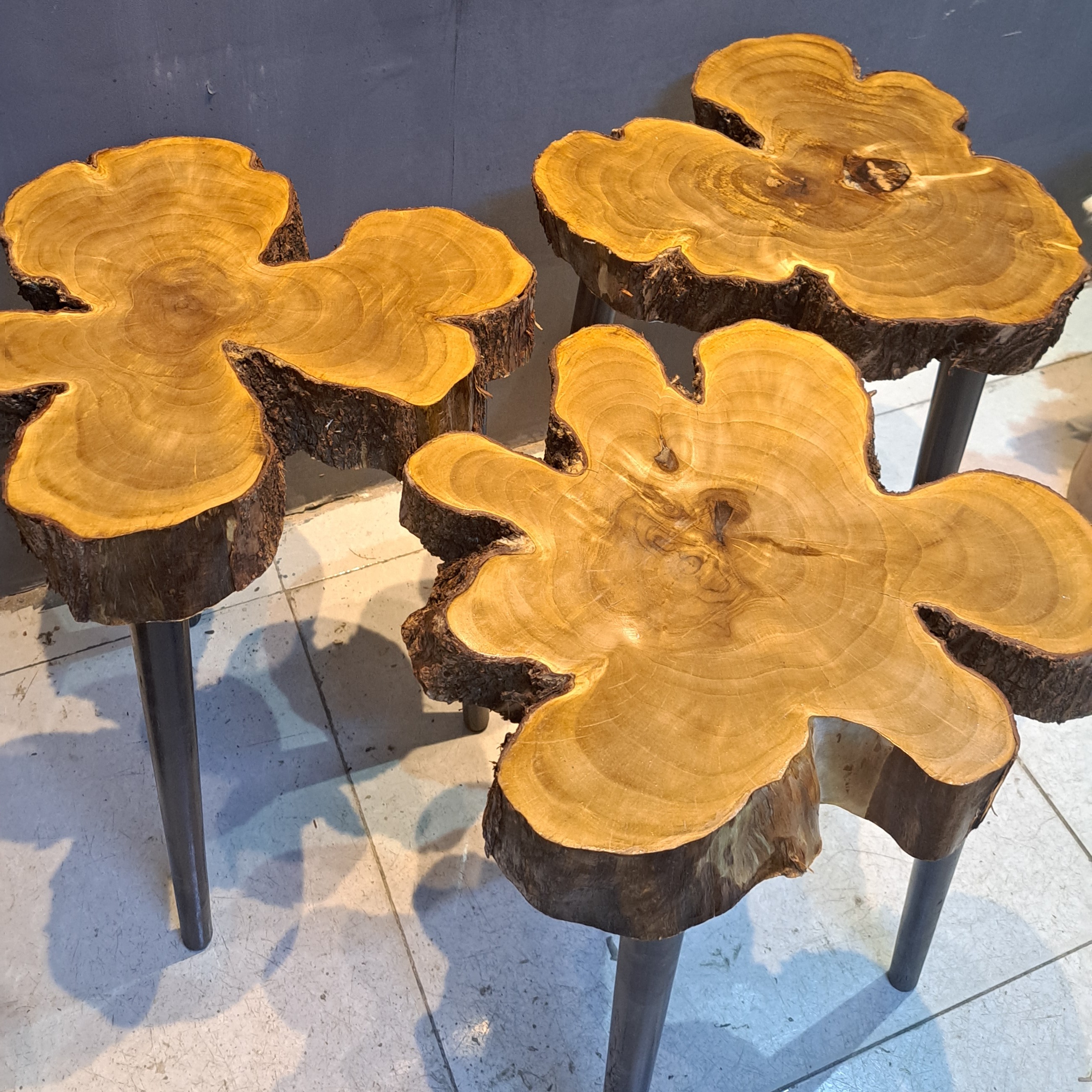 میز عسلی چوبی
