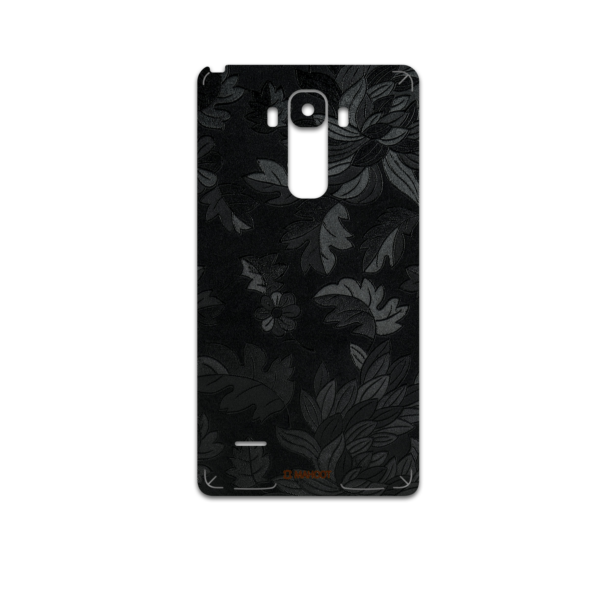 برچسب پوششی ماهوت مدل Black-Wildflower مناسب برای گوشی موبایل ال جی G4 Stylus