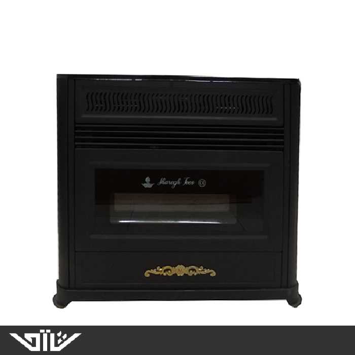 بخاری گازی شارق توس 15000 مدل هیوا مشکی
