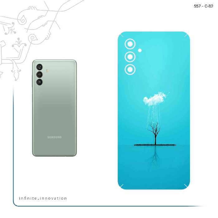 برچسب پوششی ماهوت مدل Minimal Tree مناسب برای گوشی موبایل سامسونگ Galaxy M13 (India)