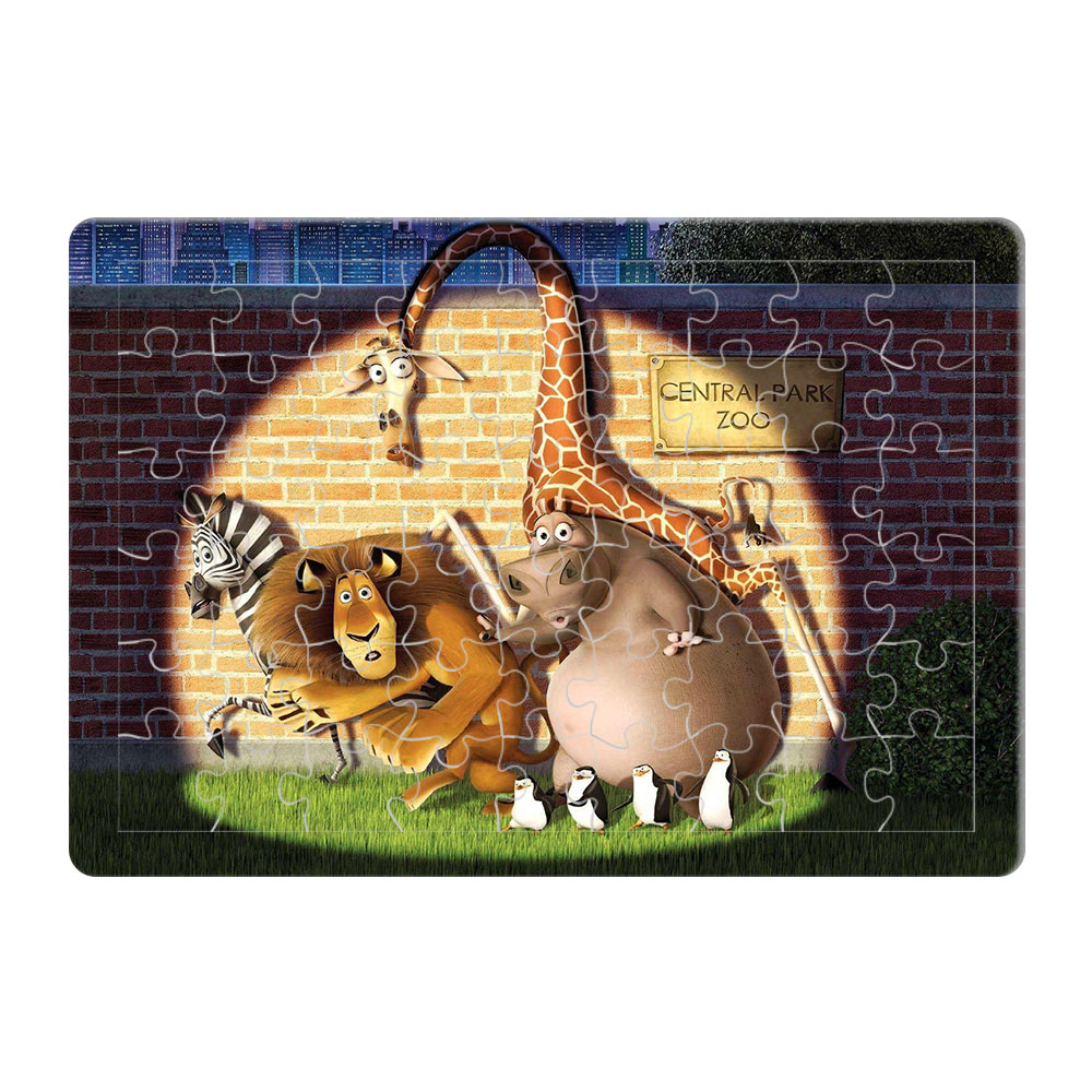 پازل 54 تکه طرح ماداگاسکار مدل P1063