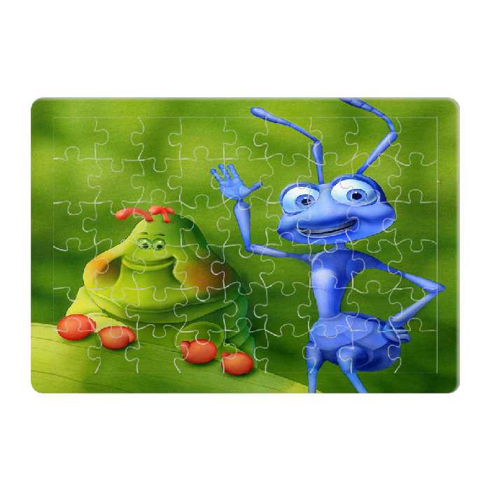 پازل 54 تکه طرح زندگی حشره مدل P047