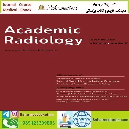 Academic Radiology Volume 30 Issue 1 to 12 2023 TRUE PDF