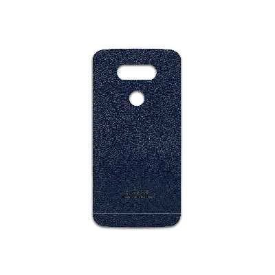 برچسب پوششی ماهوت مدل Deep-Blue-Leather مناسب برای گوشی موبایل ال جی G5
