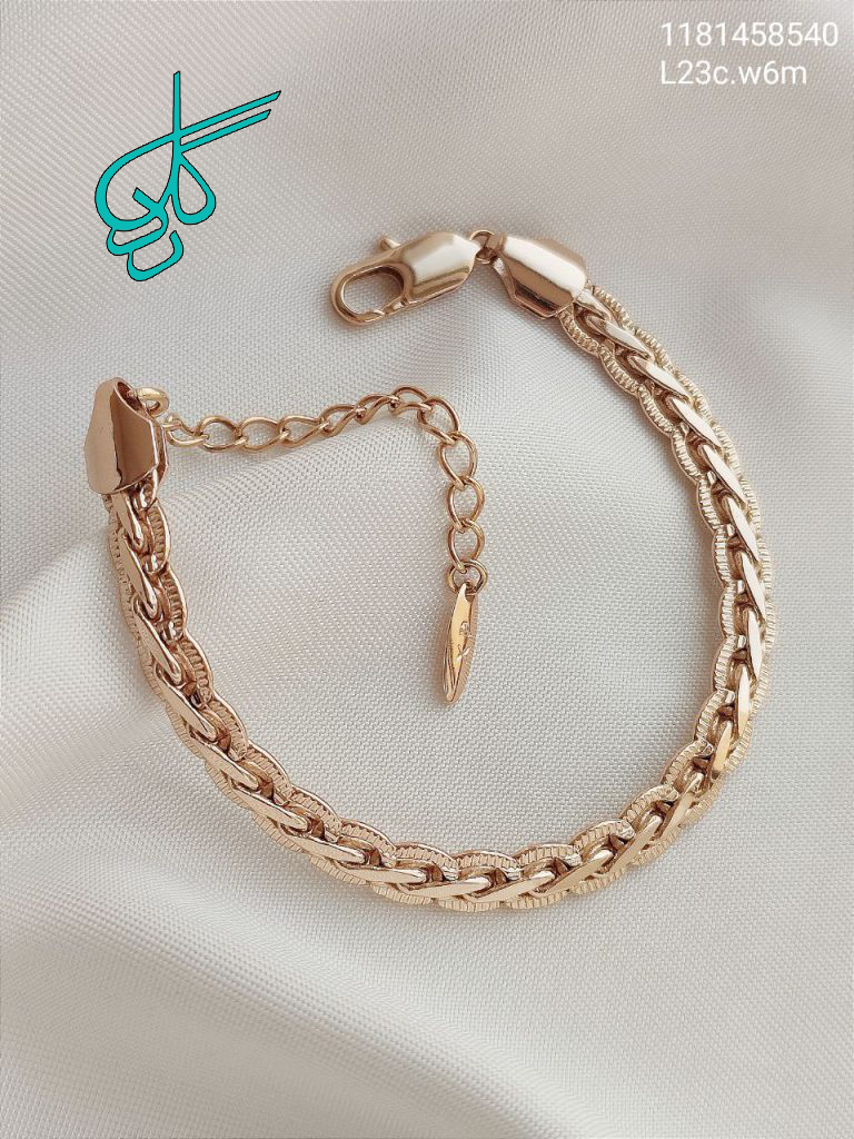 خرید دستبند مارک ژوپینگ زنانه رنگ ثابت طول 23 سانتیمتر عرض 6 میلیمتر کد 1215440 - ردگل