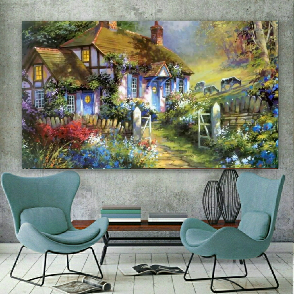  تابلو بوم طرح طبیعت مدل PT657