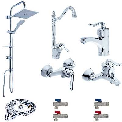 ست شیرآلات شیرالات رز مدل بیزانس نایت مجموعه 10 عددی