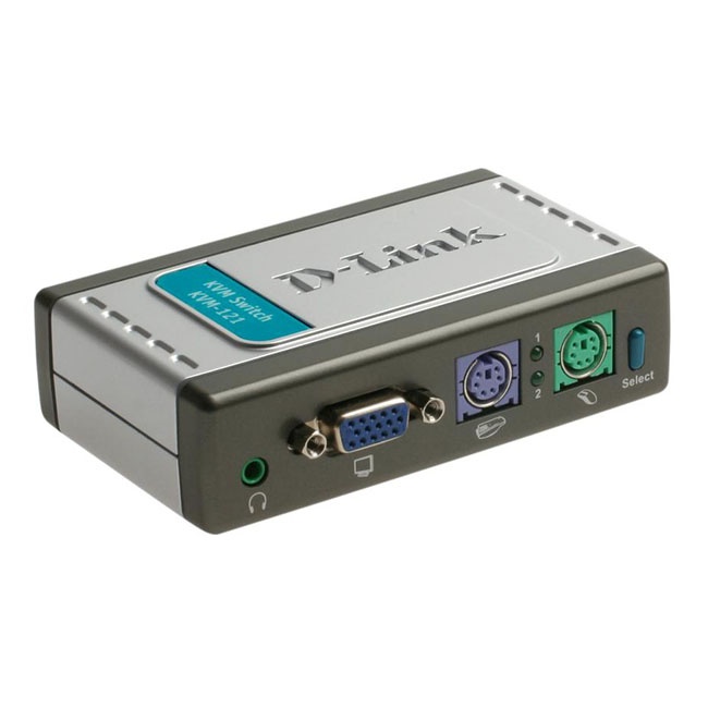 کیویام سوئیچ دو پورت PS2 دی-لینک KVM-121