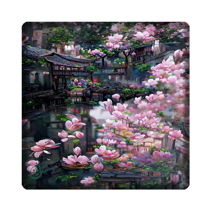 کاشی مبین ایده مدل منظره kh10 کد 1703