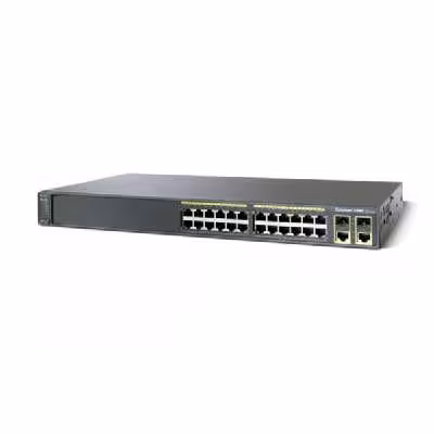 سوییچ 24 پورت POE سیسکو مدل WS-C2960-24PC-L
