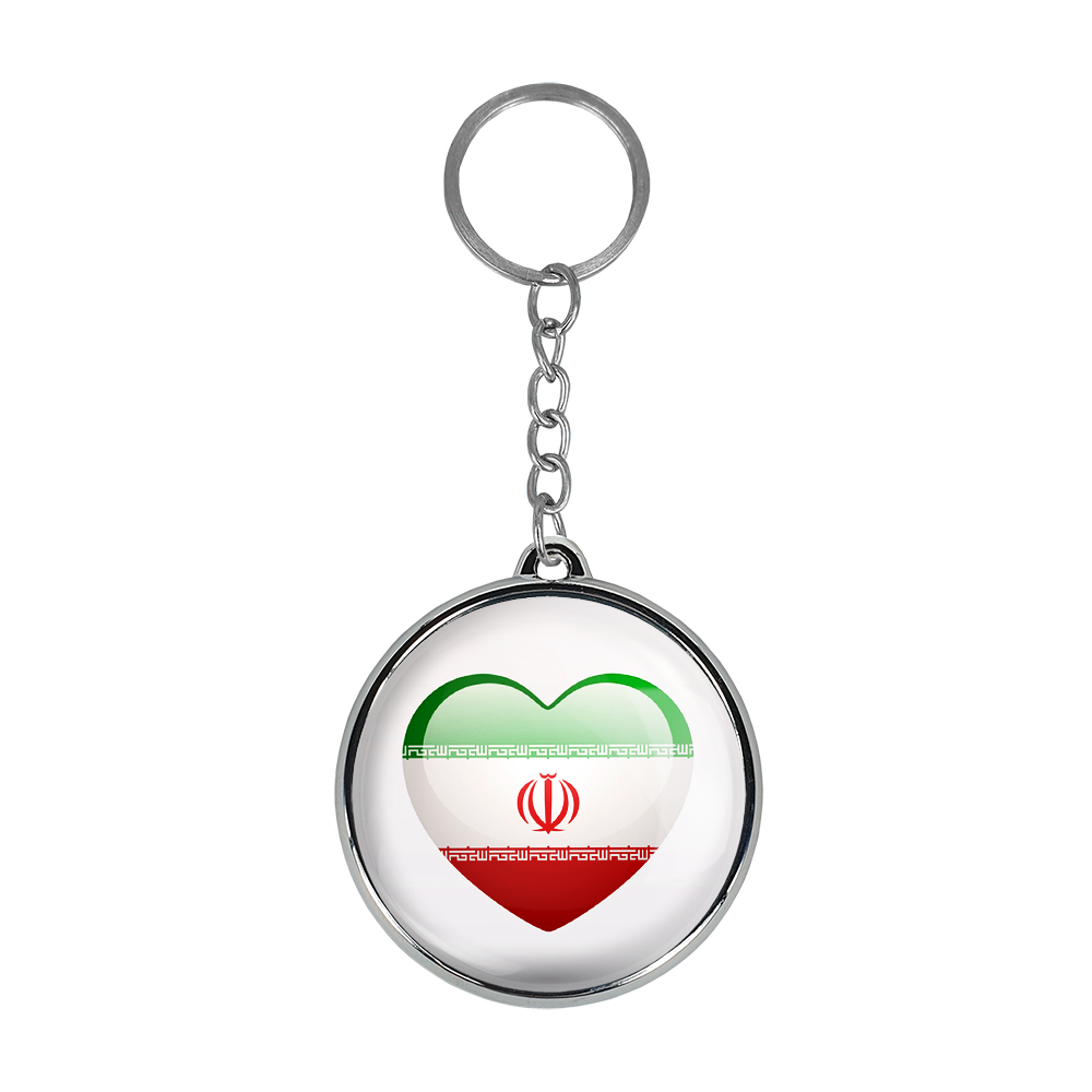 جاکلیدی خندالو طرح پرچم ایران مدل دوطرفه کد 2050720510