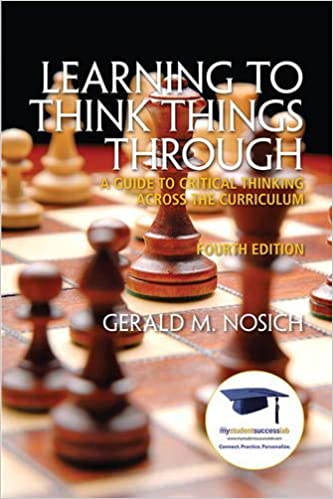 خرید و دانلود نسخه کامل کتاب Learning to Think Things Through: A Guide to Critical Thinking Across the Curriculum (4th Edition) - Pdf