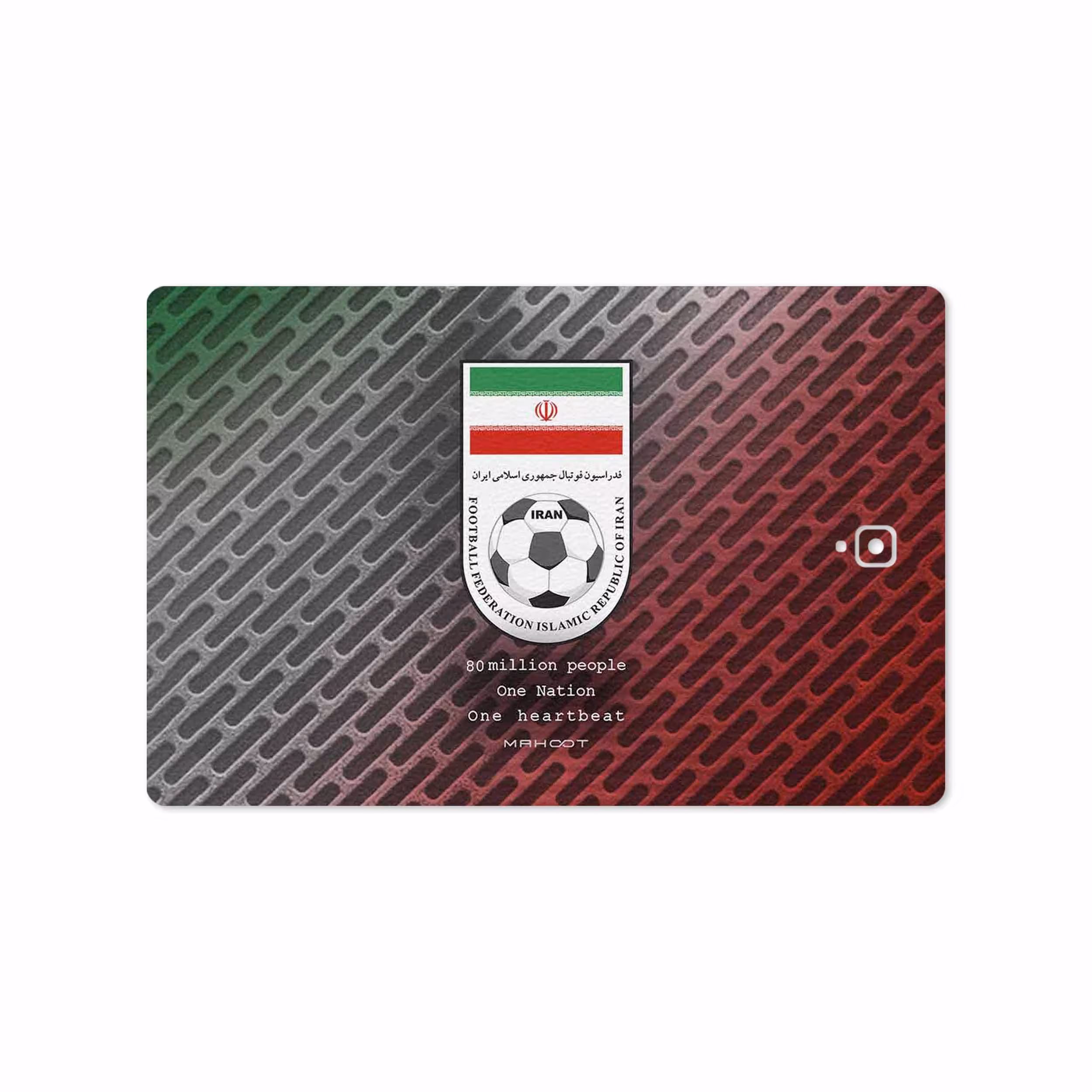 برچسب پوششی ماهوت مدل Iran-National-Football-Team مناسب برای تبلت سامسونگ Galaxy Tab S3 9.7 2017 T820