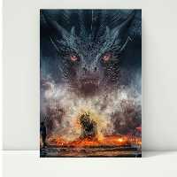 تابلو شاسی گلاک طرح سریال خاندان اژدها House of the dragon کد FMO102 | دنیای قاب