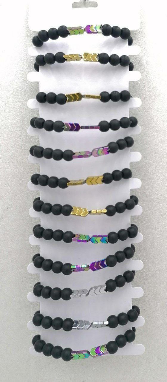 دستبند کشی اونیکس حدید مشکی