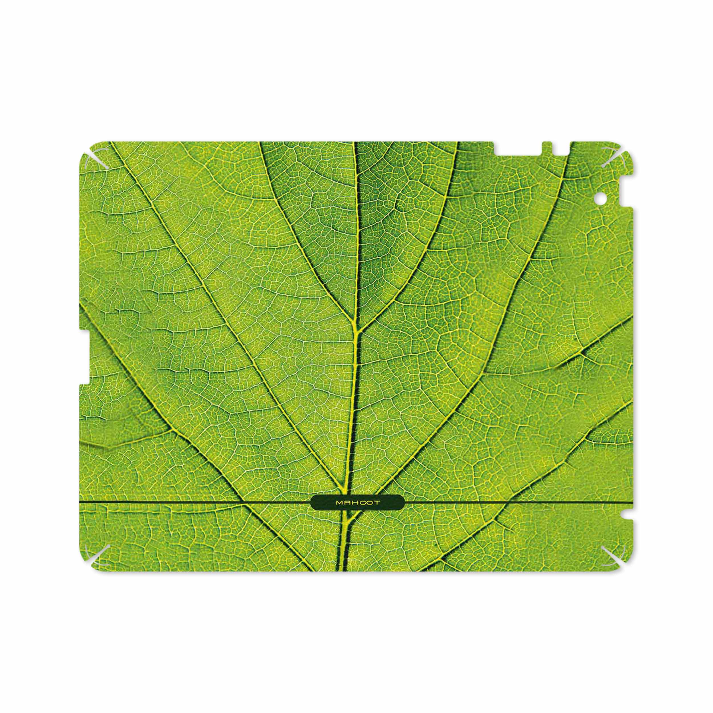 برچسب پوششی ماهوت مدل Leaf-Texture مناسب برای تبلت اپل iPad 2 2011 A1395