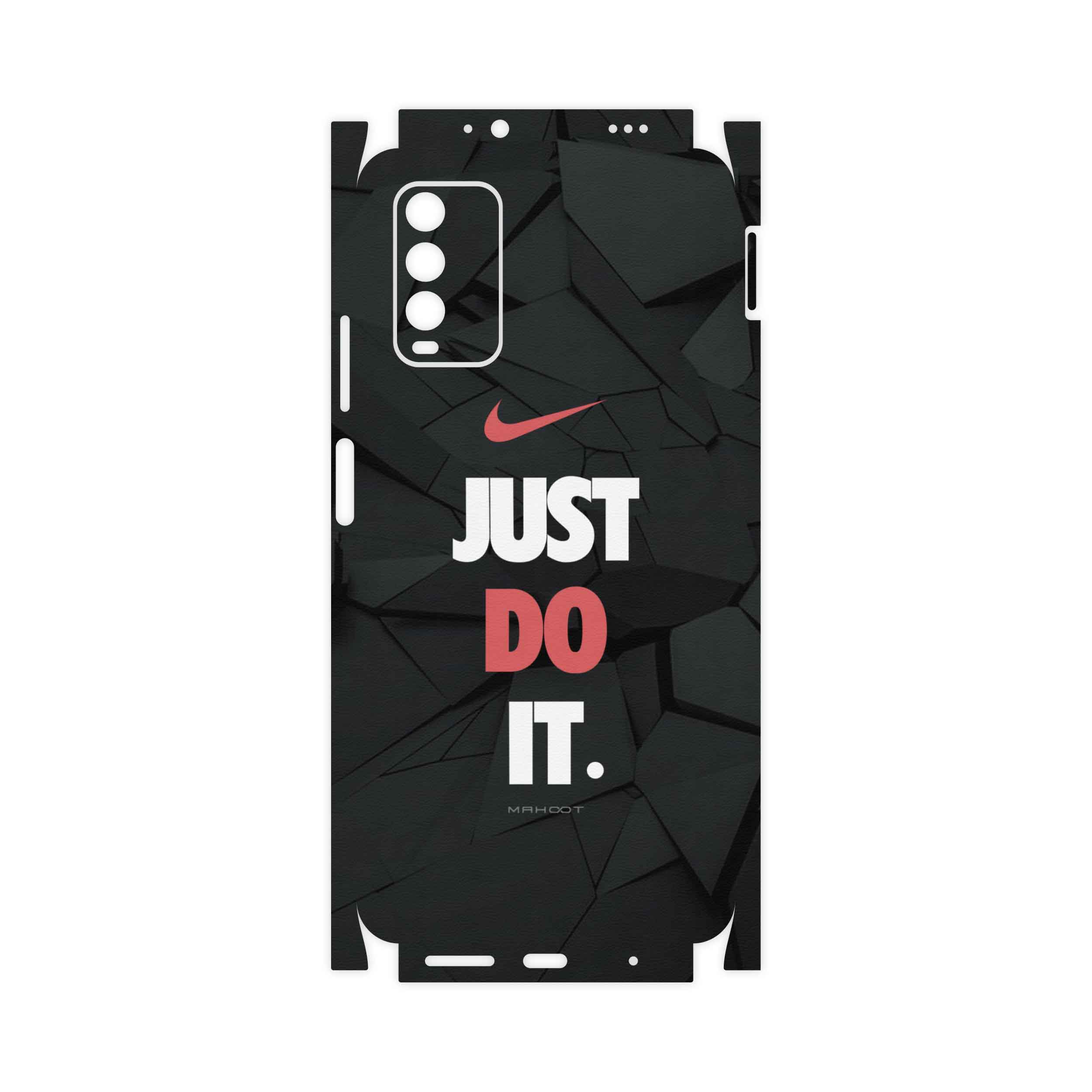 برچسب پوششی ماهوت مدل NIKE-Logo-FullSkin مناسب برای گوشی موبایل شیائومی Redmi Note 9 4G
