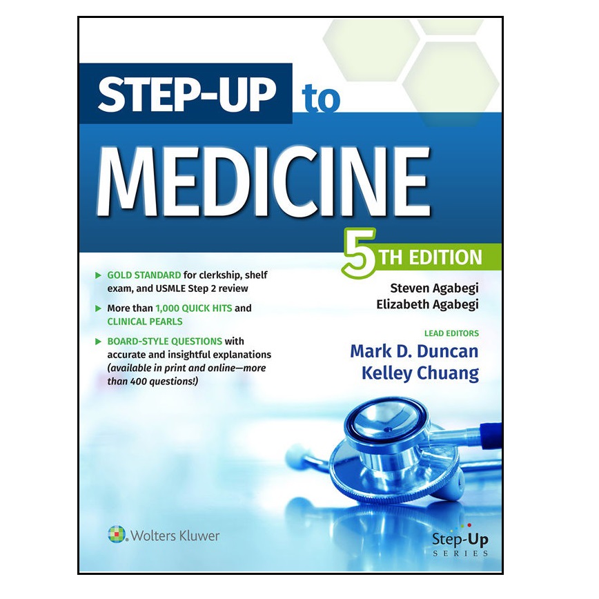 کتاب Step-Up to Medicine 5th Edition اثر Dr Steven Agabegi MD انتشارات Wolters Kluwer