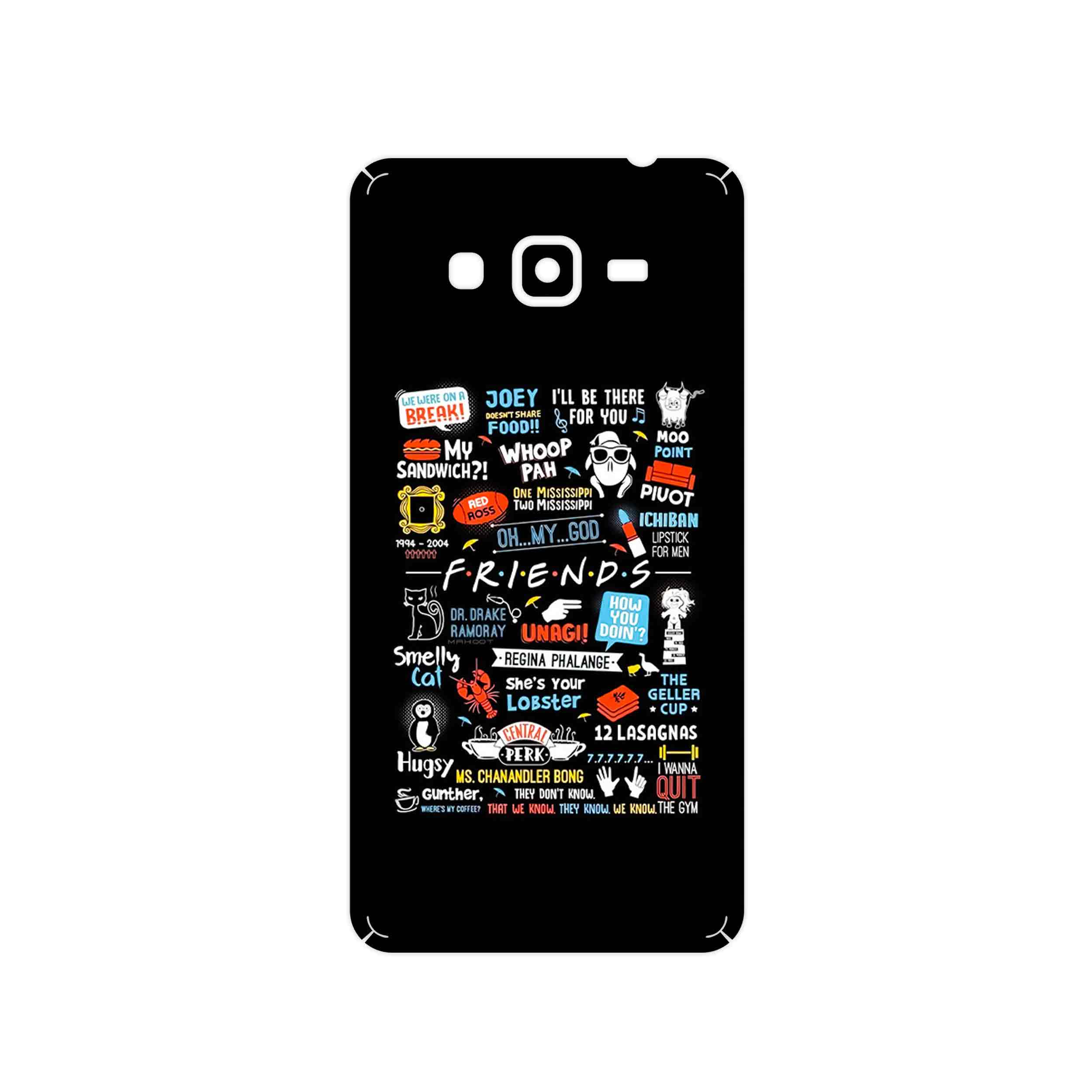 برچسب پوششی ماهوت مدل Friends 2 مناسب برای گوشی موبایل سامسونگ Galaxy Grand Prime