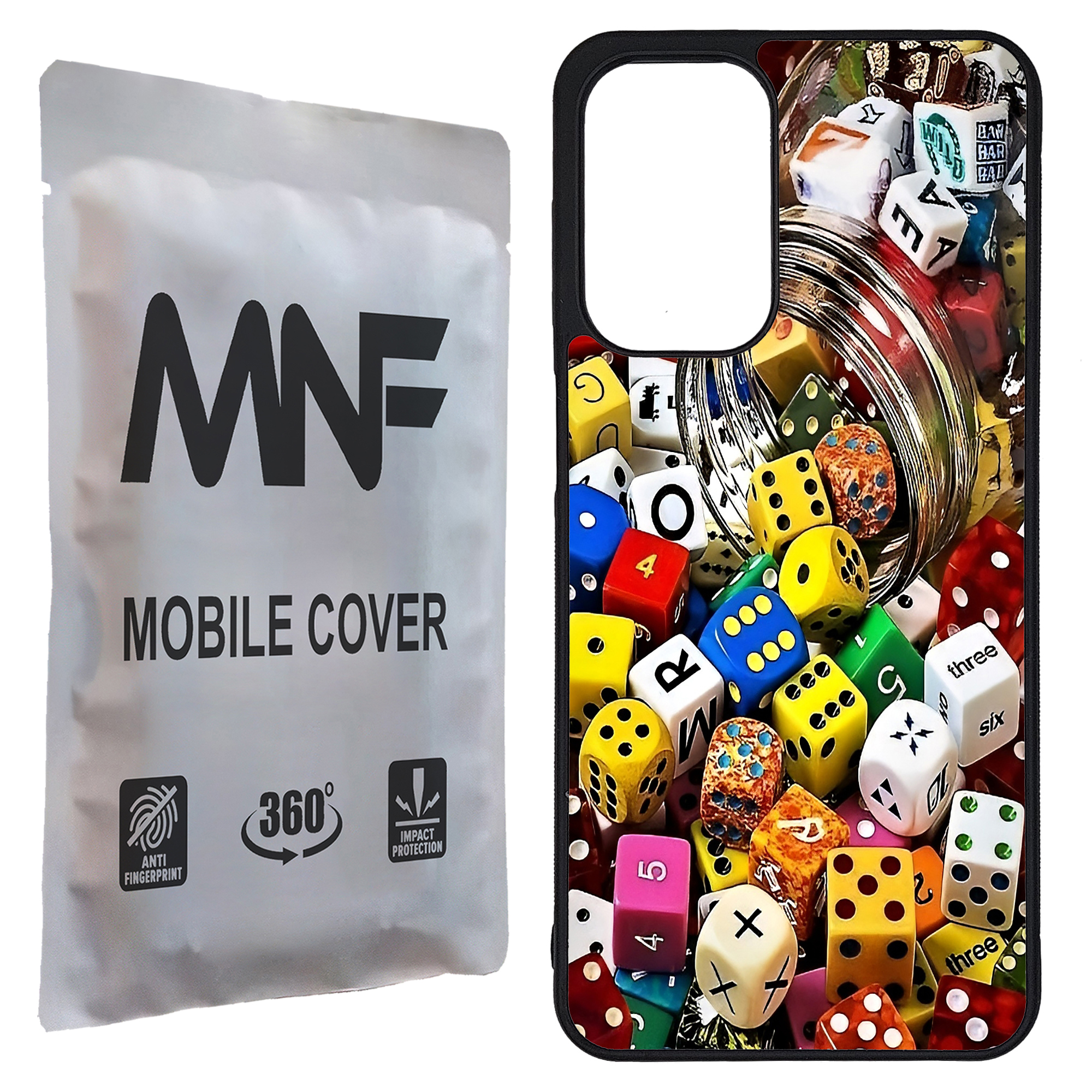 کاور ام ان اف طرح تاس کد P-044 مناسب برای گوشی موبایل سامسونگ Galaxy A23 / A23 5G