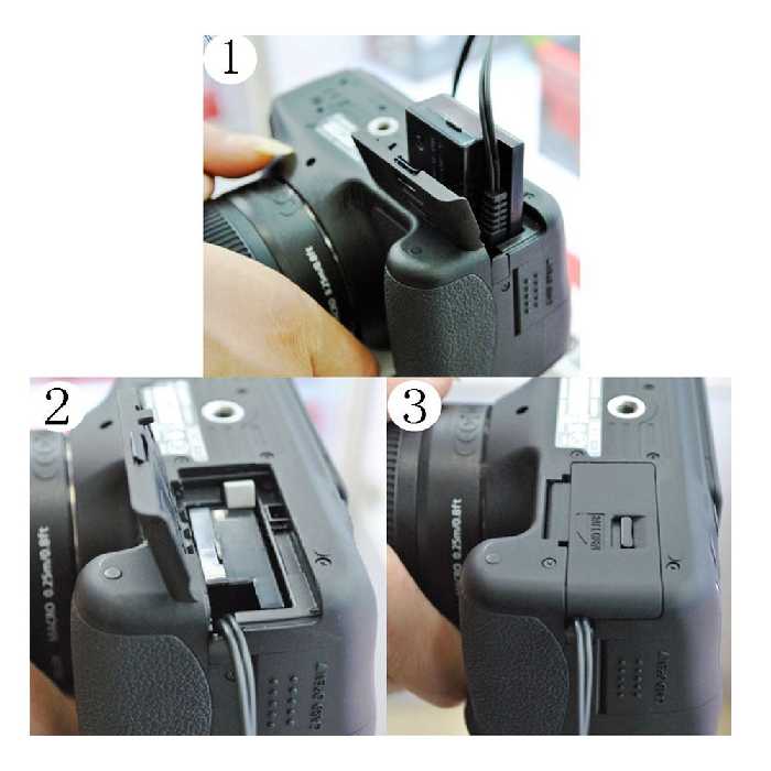 شارژر باتری دوربین مدل برق مستقیم LP-E8-AC-EU