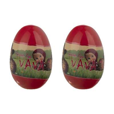 اسباب بازی شانسی وو تویز طرح تخم مرغی مدل Twin Misha masha مجموعه 2 عددی