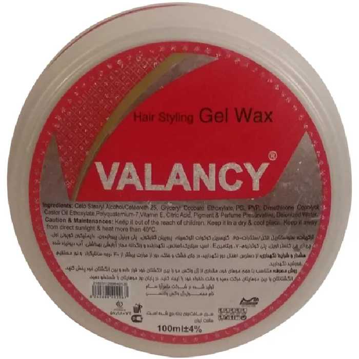 والانسی ژل واکس مو مدل V2 حجم 100 میلی لیتر