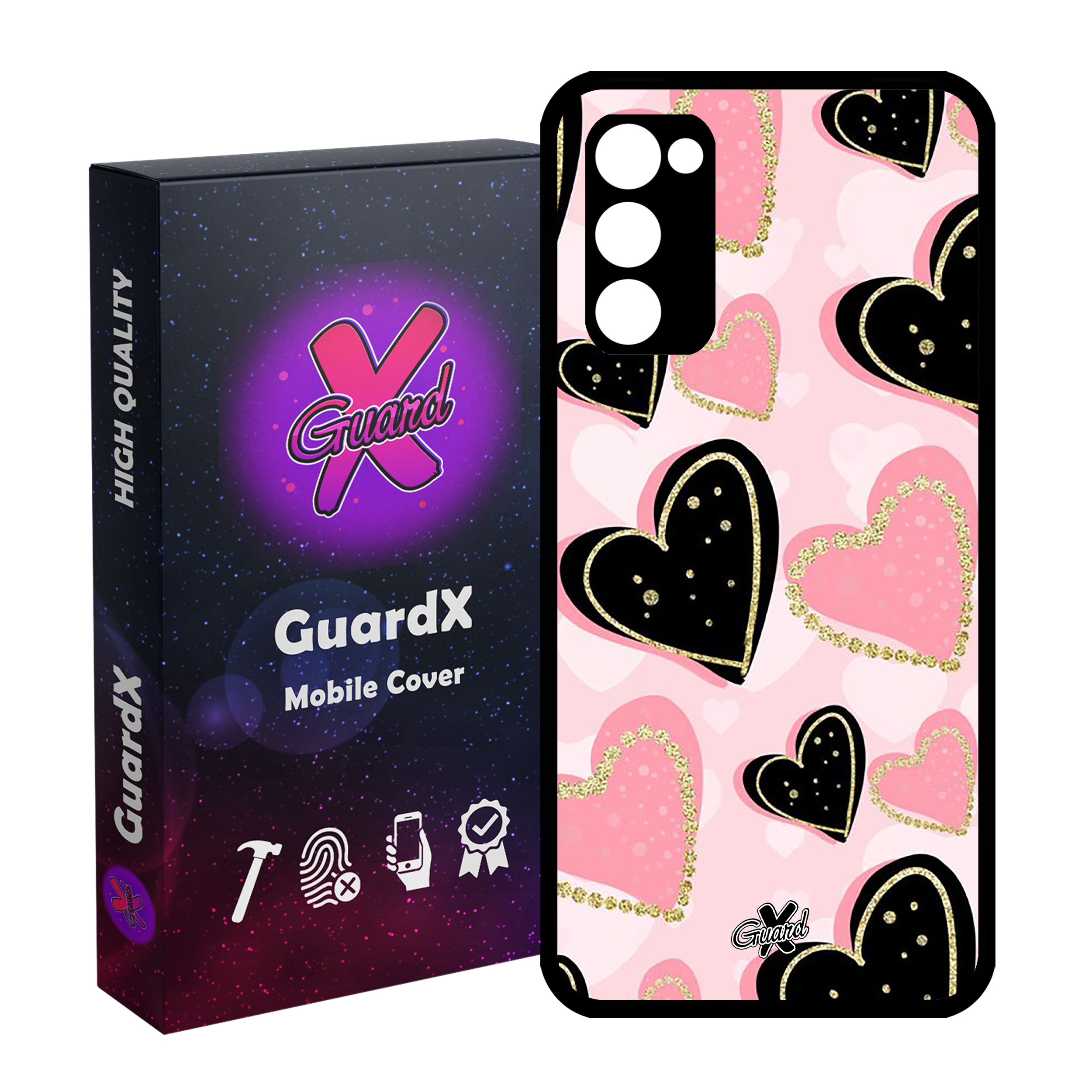 کاور گارد ایکس طرح Love مدل Glass10106 مناسب برای گوشی موبایل سامسونگ Galaxy S20 FE