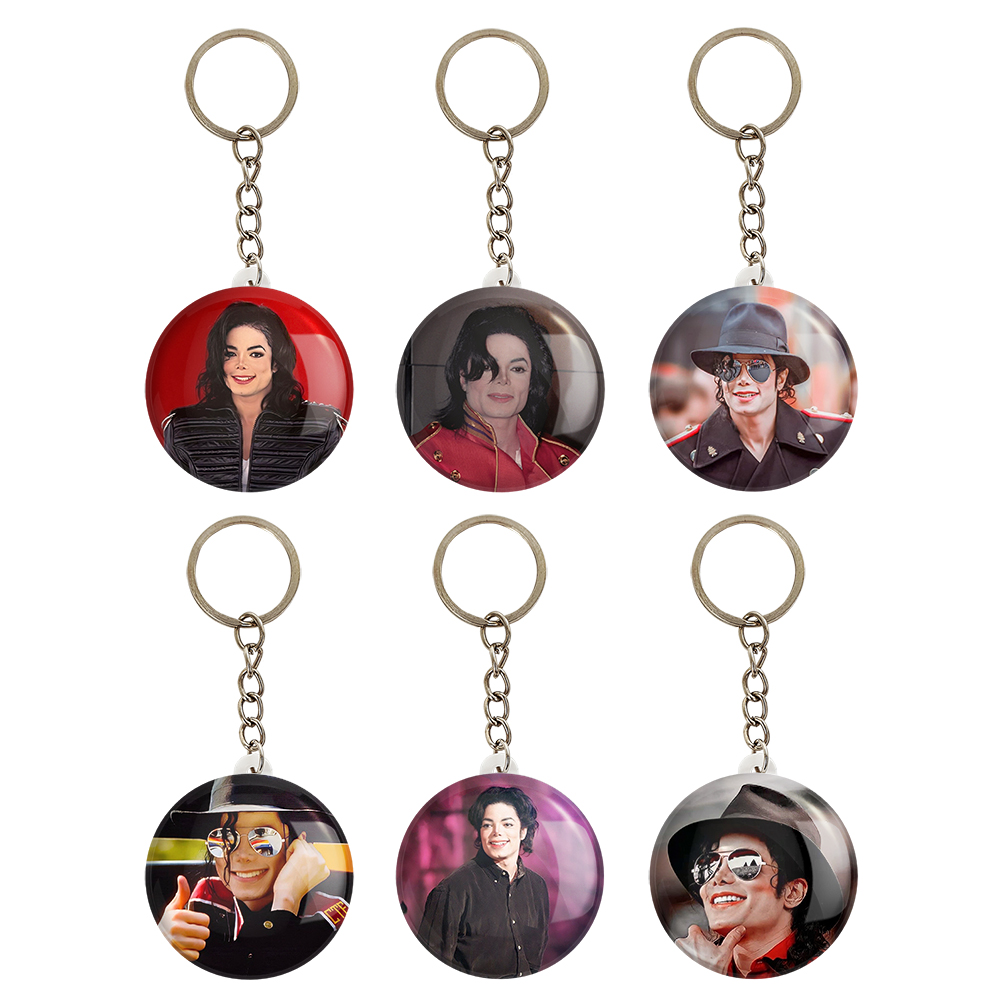 جاکلیدی خندالو مدل مایکل جکسون Michael Jackson کد 1103B مجموعه 6 عددی