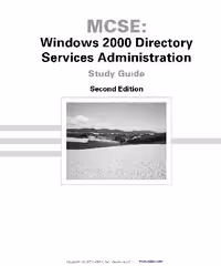 خرید و دانلود نسخه کامل کتاب Msce 70-217 Windows 2000 Directory Services Administration Mcse Study Guide