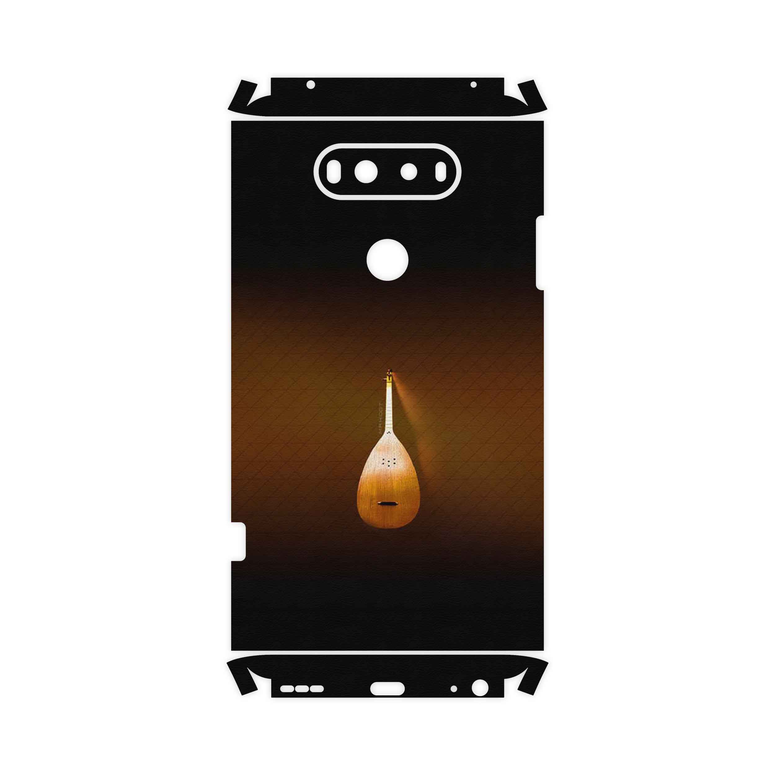 برچسب پوششی ماهوت مدل tambour-FullSkin مناسب برای گوشی موبایل ال جی V20