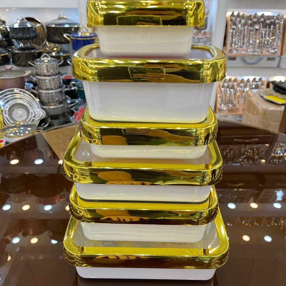 ظروف ماکروفری 6 پارچه وارداتی 