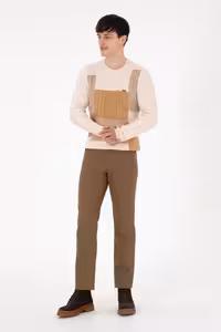 شلوار کتان مردانه خاکی روشن یو اس پولو - فروشگاه لباس شهرمون