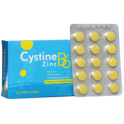سیستین ب6 زینک 60 عددی دانا