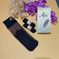 جوراب شیشه ای زنانه انیس جعبه6عددی رنگ مشکی