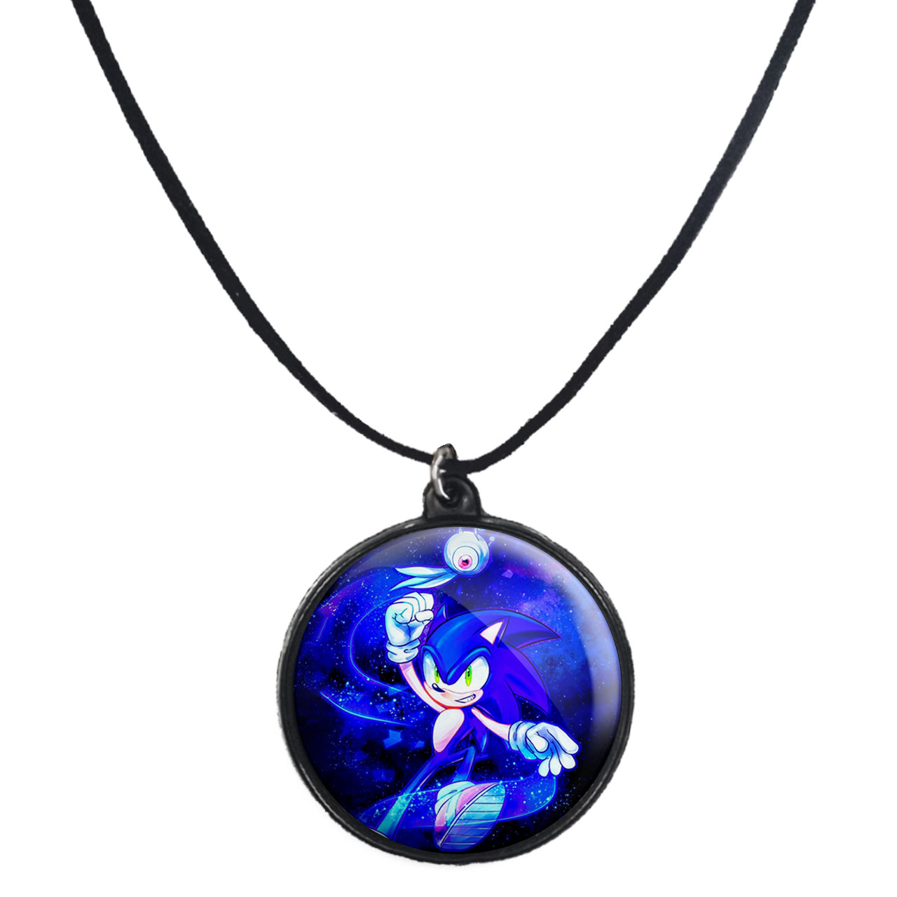 گردنبند پرمانه طرح سونیک کد pmb.14990 مدل دو طرفه