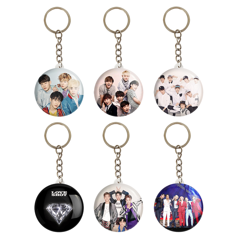 جاکلیدی خندالو مدل گروه اکسو کد 638B مجموعه 6 عددی