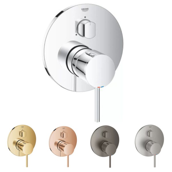 شیر حمام توکار گروهه مدل آتریو با سه خروجی