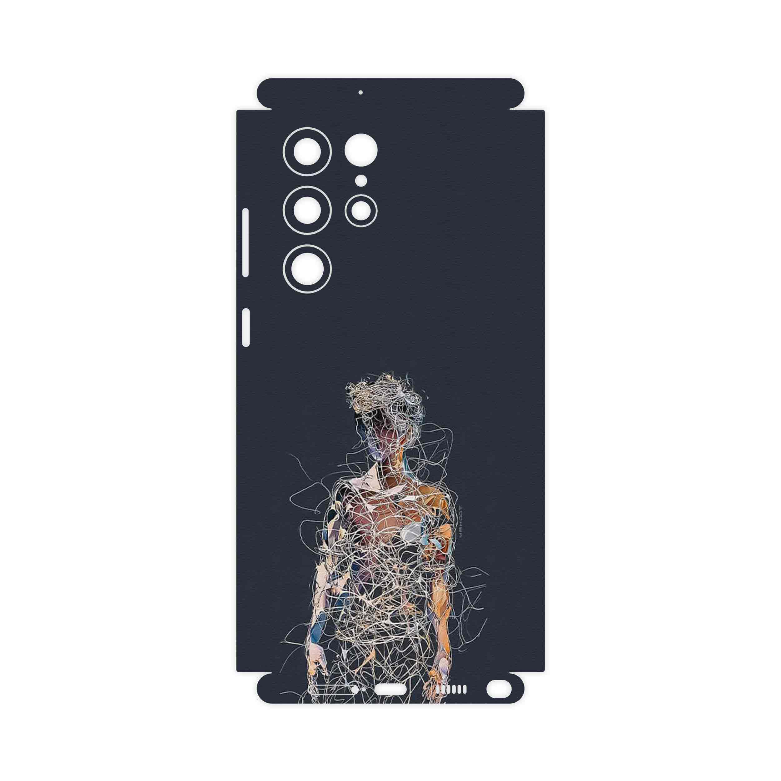 برچسب پوششی ماهوت مدل Strings Digital Art 1-FullSkin مناسب برای گوشی موبایل سامسونگ Galaxy S22 Ultra 5G