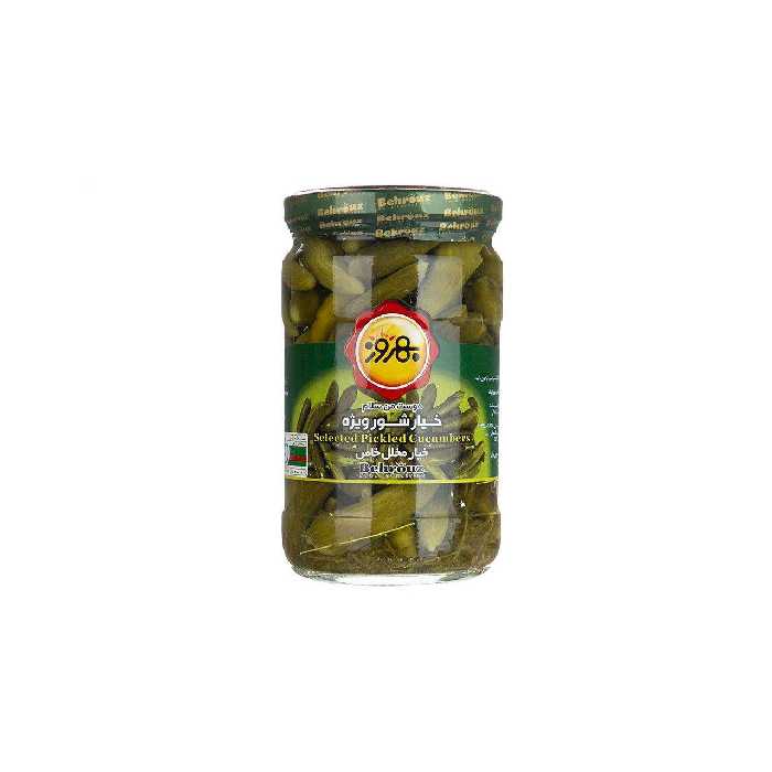 خیار شور ویژه بهروز مقدار 660 گرم