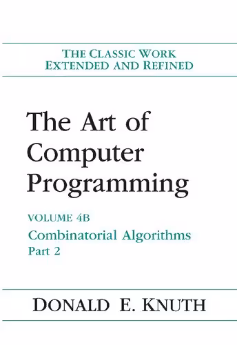 خرید و دانلود نسخه کامل کتاب The Art of Computer Programming: Combinatorial Algorithms, Volume 4B
