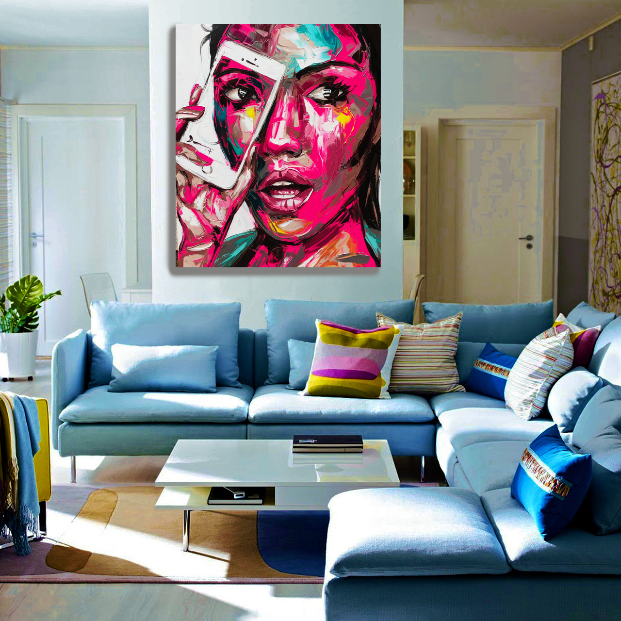 تابلو شاسی طرح دختر کد VI091