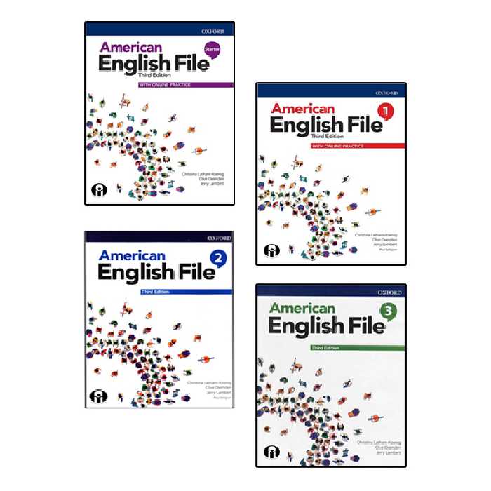 کتاب American English File Third Edition اثر جمعی از نویسندگان انتشارات الوند پویان چهار جلدی